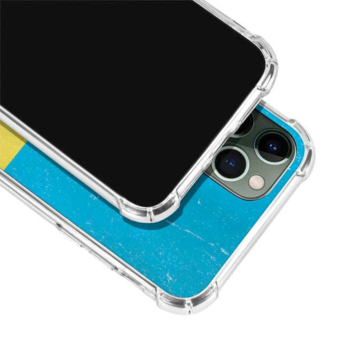 Ukraine Flag Distressed iPhone 12 Pro Max Clear Case